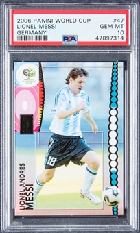 2006 Panini World Cup Germany #47 Lionel Messi - PSA GEM MT 10